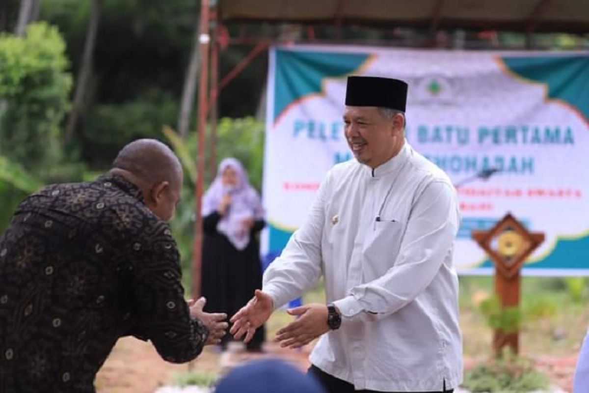 Wako Solok hadiri peletakkan batu pertama Masjid Shohabah