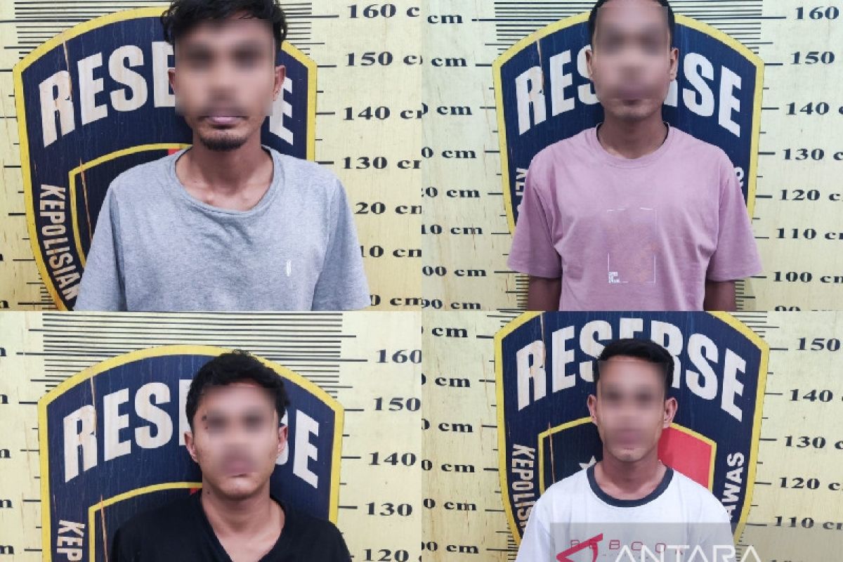 Polres Palas amankan 4 orang pelaku pemerasan oknum PNS