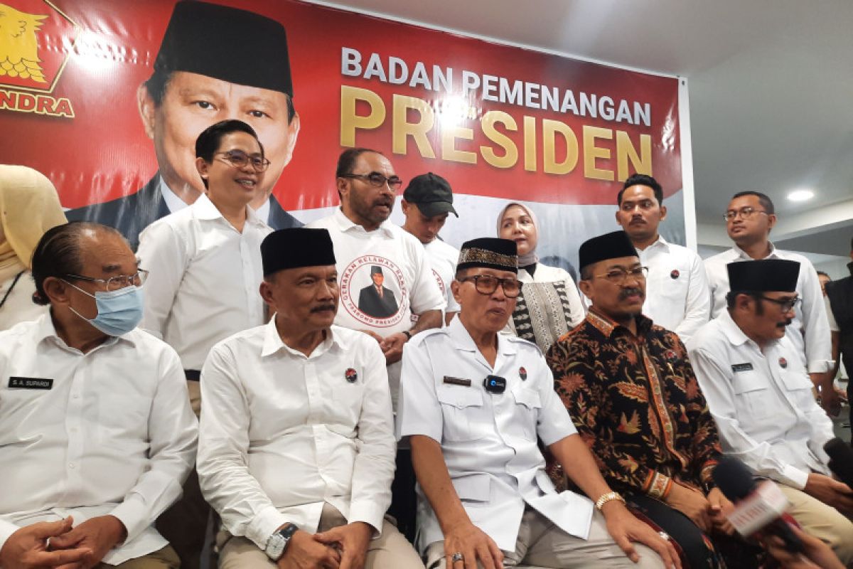 Mantan KSAU-Kapolda Metro Jaya deklarasikan dukungan untuk Prabowo
