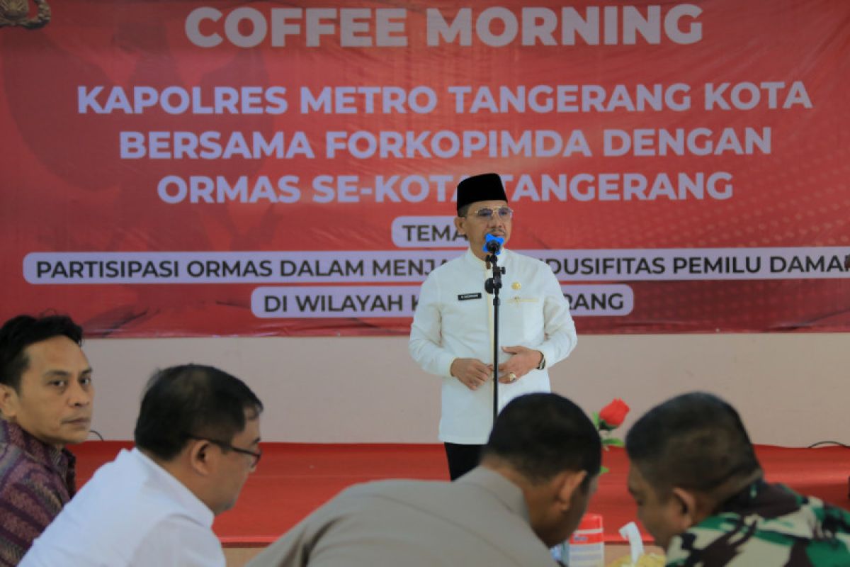 Wakil Wali Kota Tangerang ajak ormas jadi peredam konflik jelang Pemilu 2024