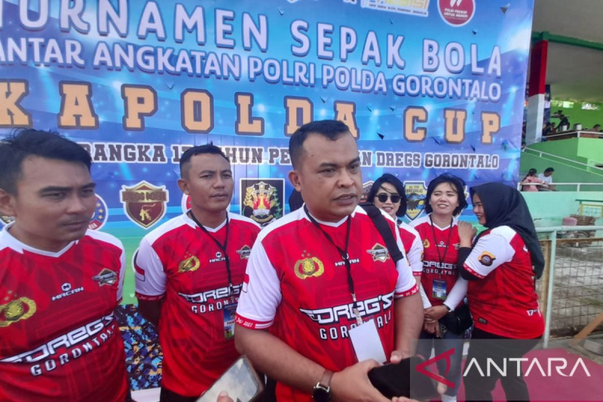 Polda Gorontalo memperkuat solidaritas melalui turnamen sepak bola