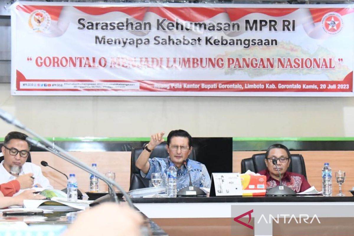 Fadel Muhammad sebut Gorontalo potensi besar jadi lumbung pangan nasional