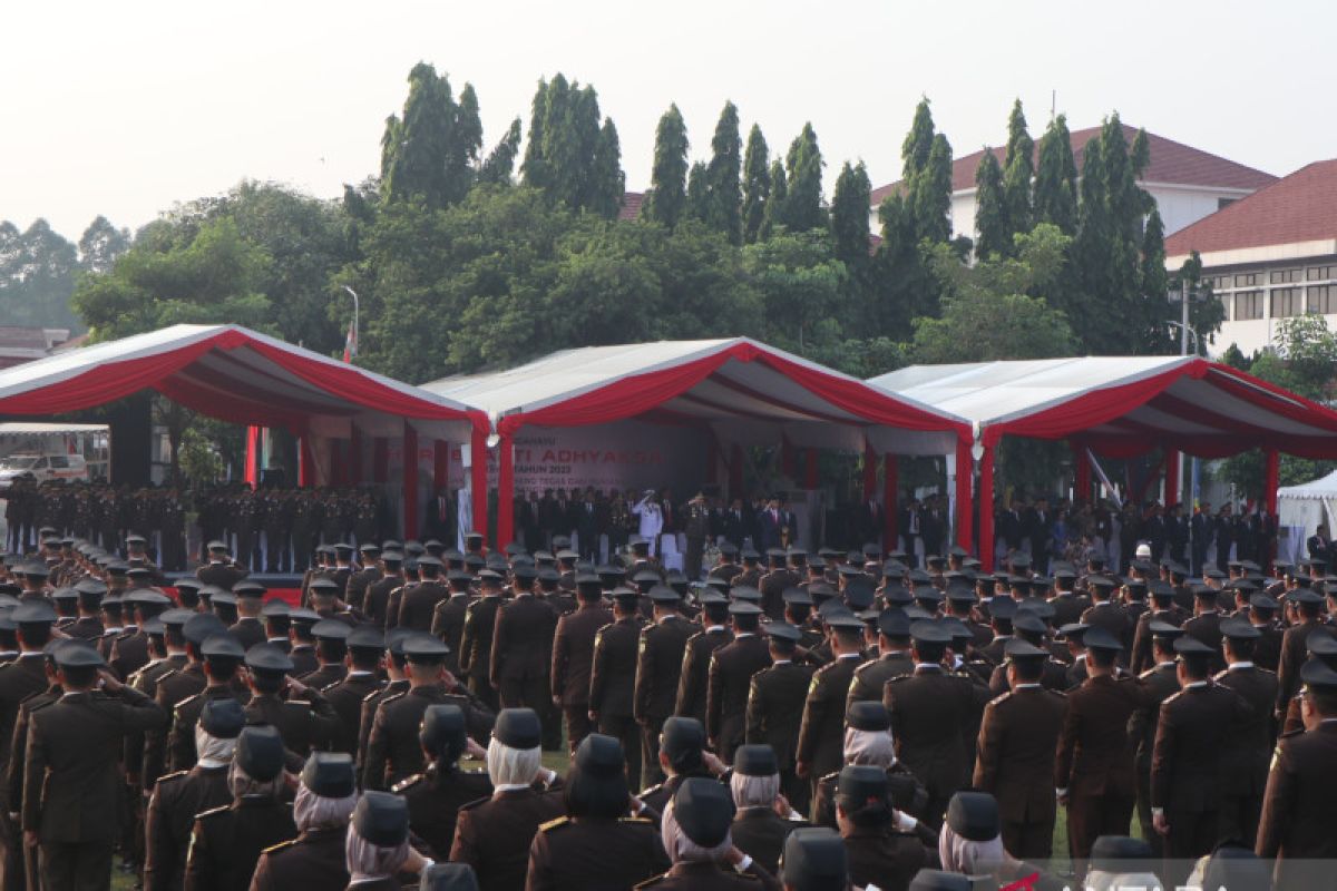 Jokowi jadi Inspektur Upacara pada Hari Bhakti Adhyaksa