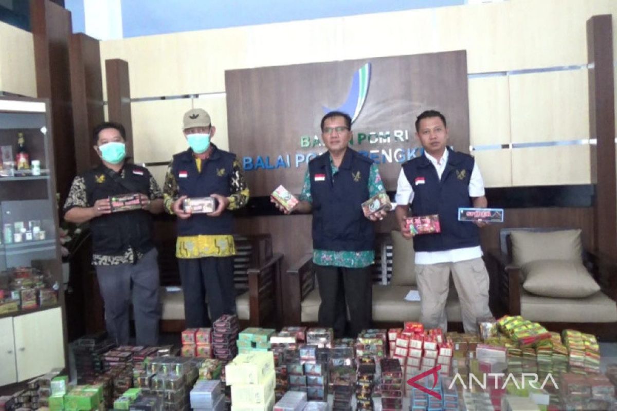 BPOM Bengkulu gagalkan peredaran  obat ilegal dari 113 merek senilai Rp130 juta