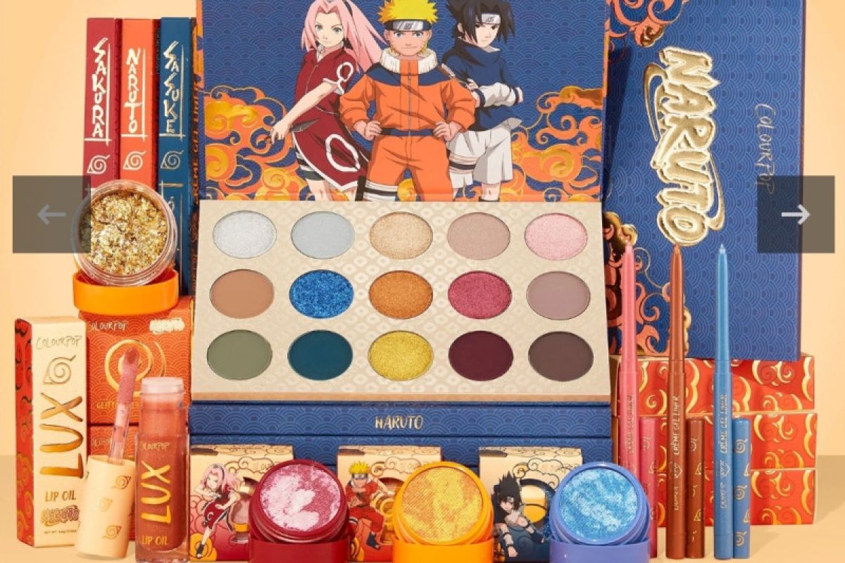 ColourPop luncurkan kosmetik seri terbaru Naruto x ColourPop