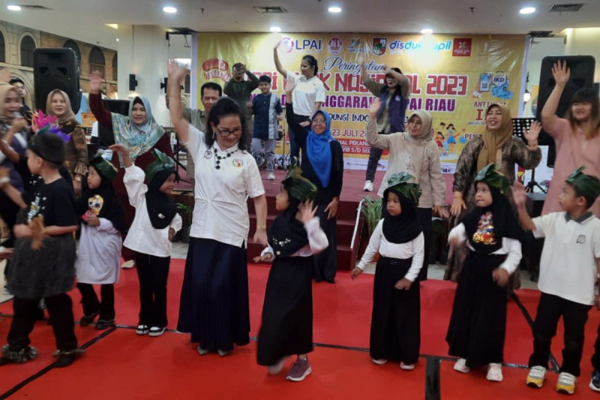 Peringatan Hari Anak Nasional di Pekanbaru dimeriahkan beragam kegiatan