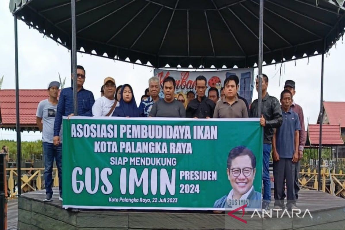 Asosiasi Pembudidaya Ikan di Kota Palangka Raya dukung Gus Imin jadi capres