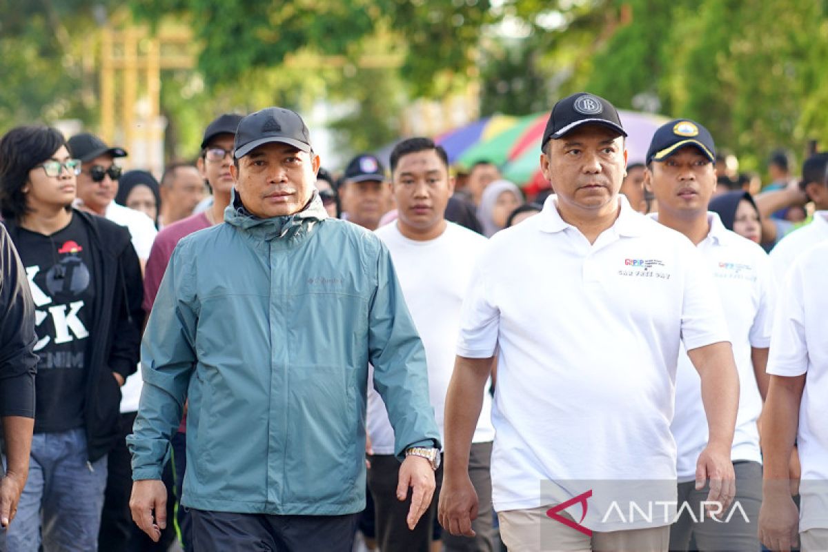 Gubernur Gorontalo canangkan CFD di Lapangan Taruna Remaja