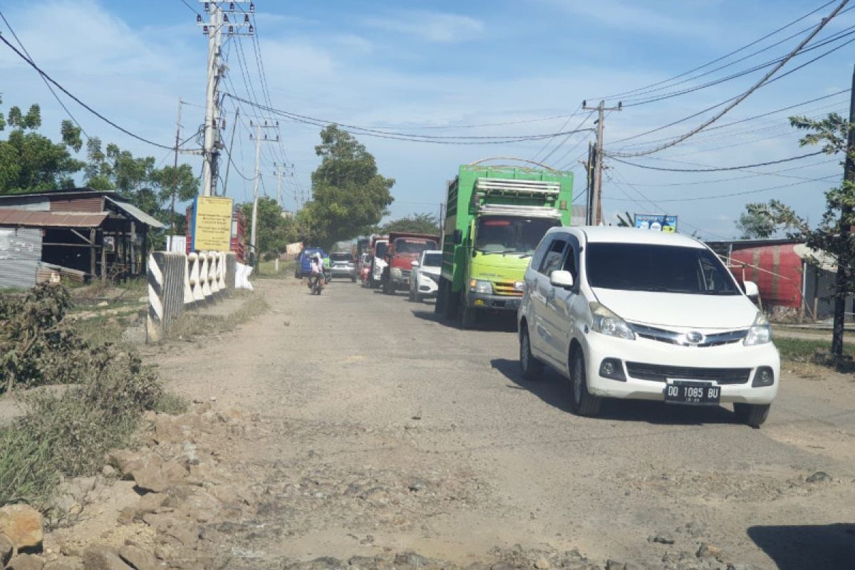 DMBK Sulsel segera kerjakan perbaikan jalan poros Kabupaten Sidrap-Soppeng