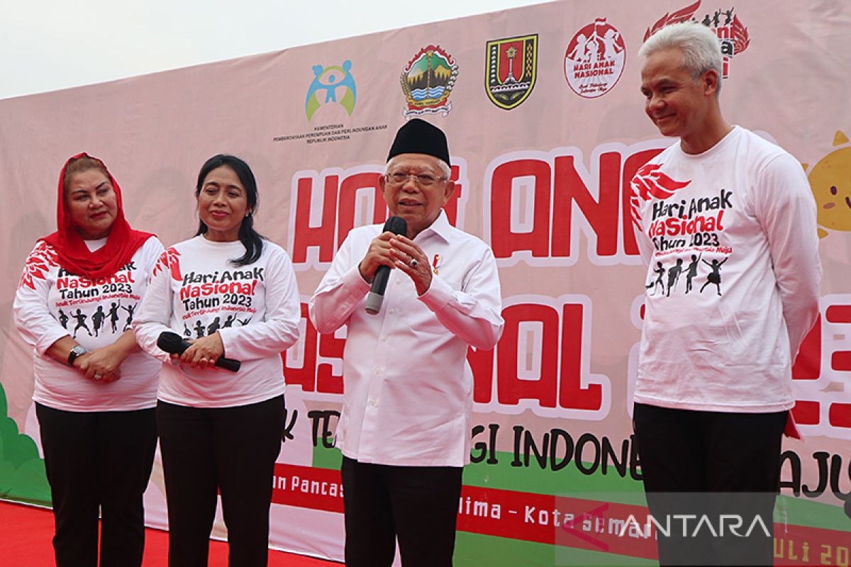 Wapres Ma'ruf Amin instruksikan suara anak didengar dan dilaksanakan