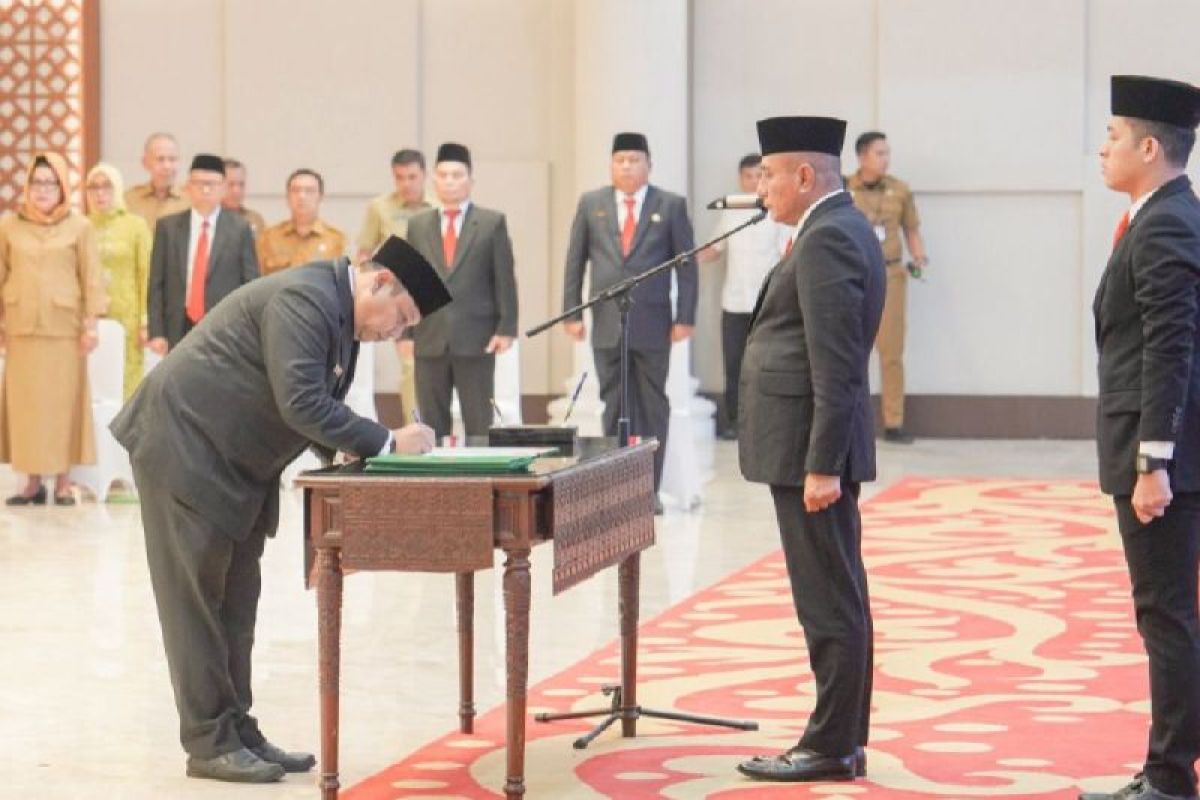 Gubernur Sumut minta petinggi ASN kejar target  sejahterakan rakyat