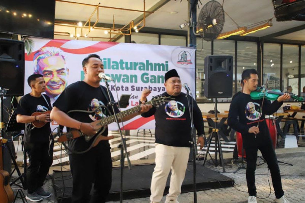Himpunan Santri Nusantara rilis tiga lagu dukungan Ganjar Pranowo