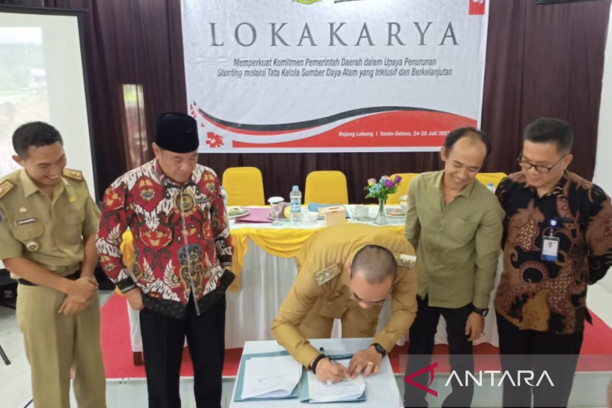 Pemprov Bengkulu apresiasi penurunan angka stunting di Rejang Lebong