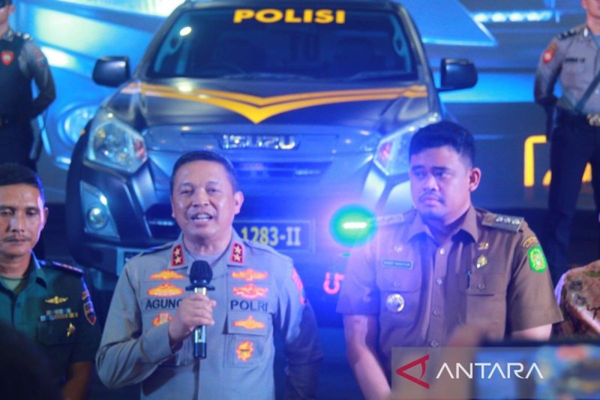 Polda Sumut luncurkan Mobil Patroli   Samapta wujudkan area  aman