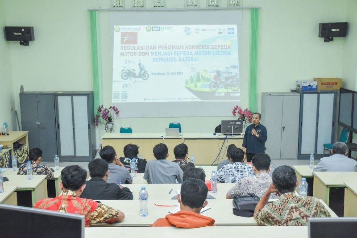 Kementerian ESDM gelar pelatihan teknis konversi motor listrik di Surabaya