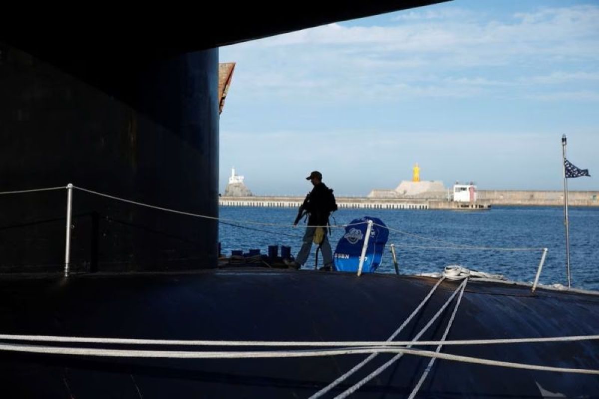 Kapal selam bertenaga nuklir AS tiba di Korsel untuk antisipasi Korut