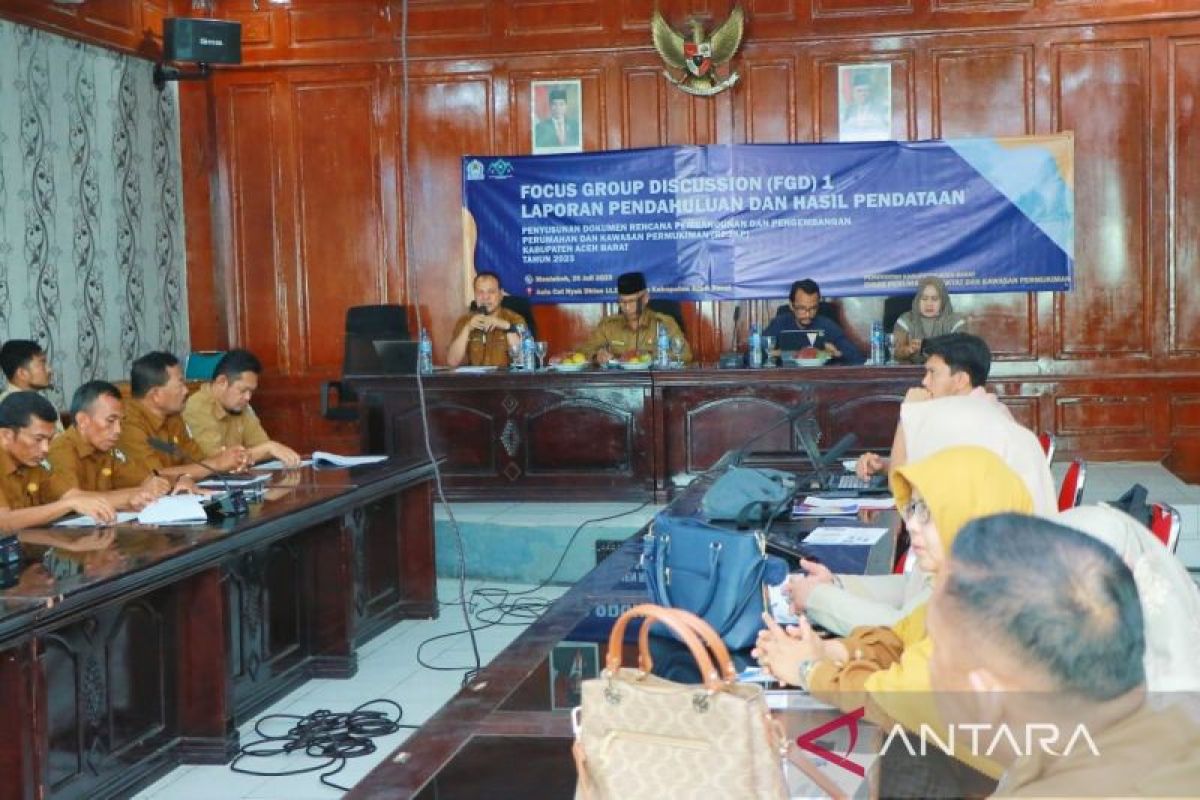 Aceh Barat susun rencana pembangunan perumahan dan permukiman