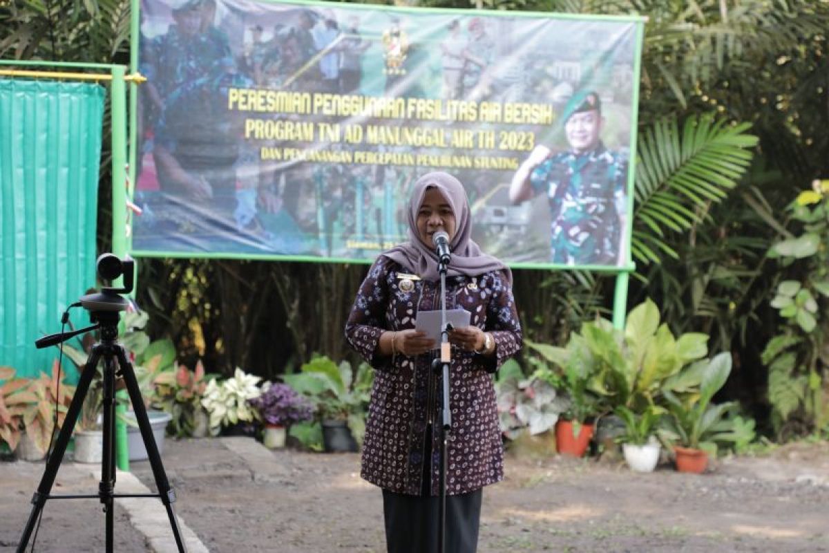 TNI Manunggal Air membangun pompa hidran di Kelopo Sawit Girikerto Sleman