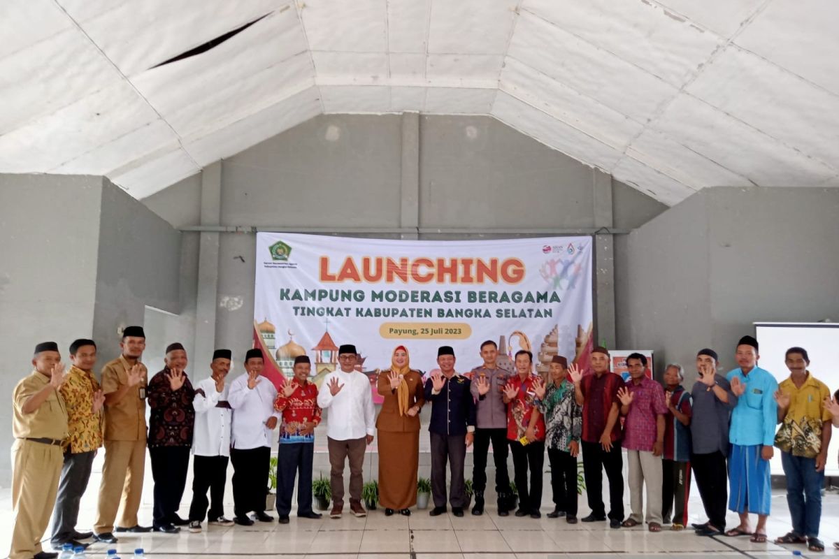 Bangka Selatan resmikan Kampung Moderasi Beragama di Desa Payung