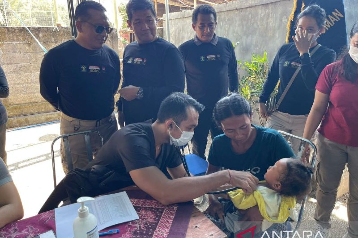 Kemenkumham Bali adakan pemeriksaan kesehatan gratis tekan tengkes