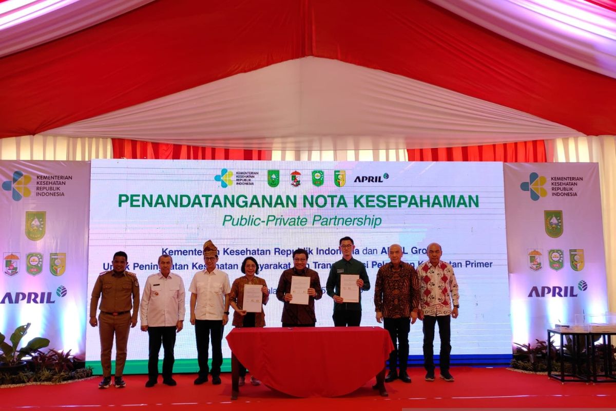 Kemenkes dan APRIL Group kerja sama perkuat layanan kesehatan primer