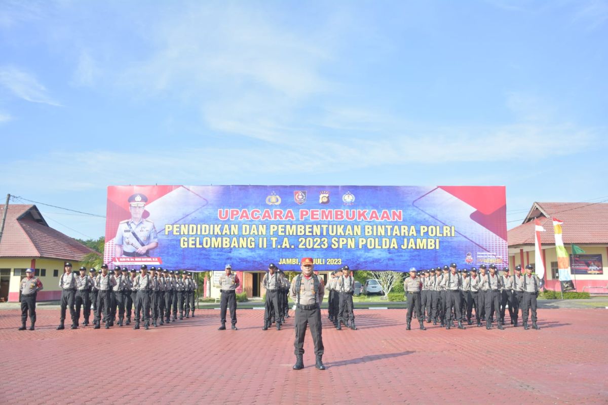 263 Bintara Polri ikuti pendidikan di SPN Polda Jambi