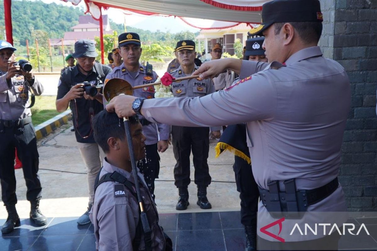 366 siswa calon Bintara Polri  gelombang II mulai ikuti masa pendidikan