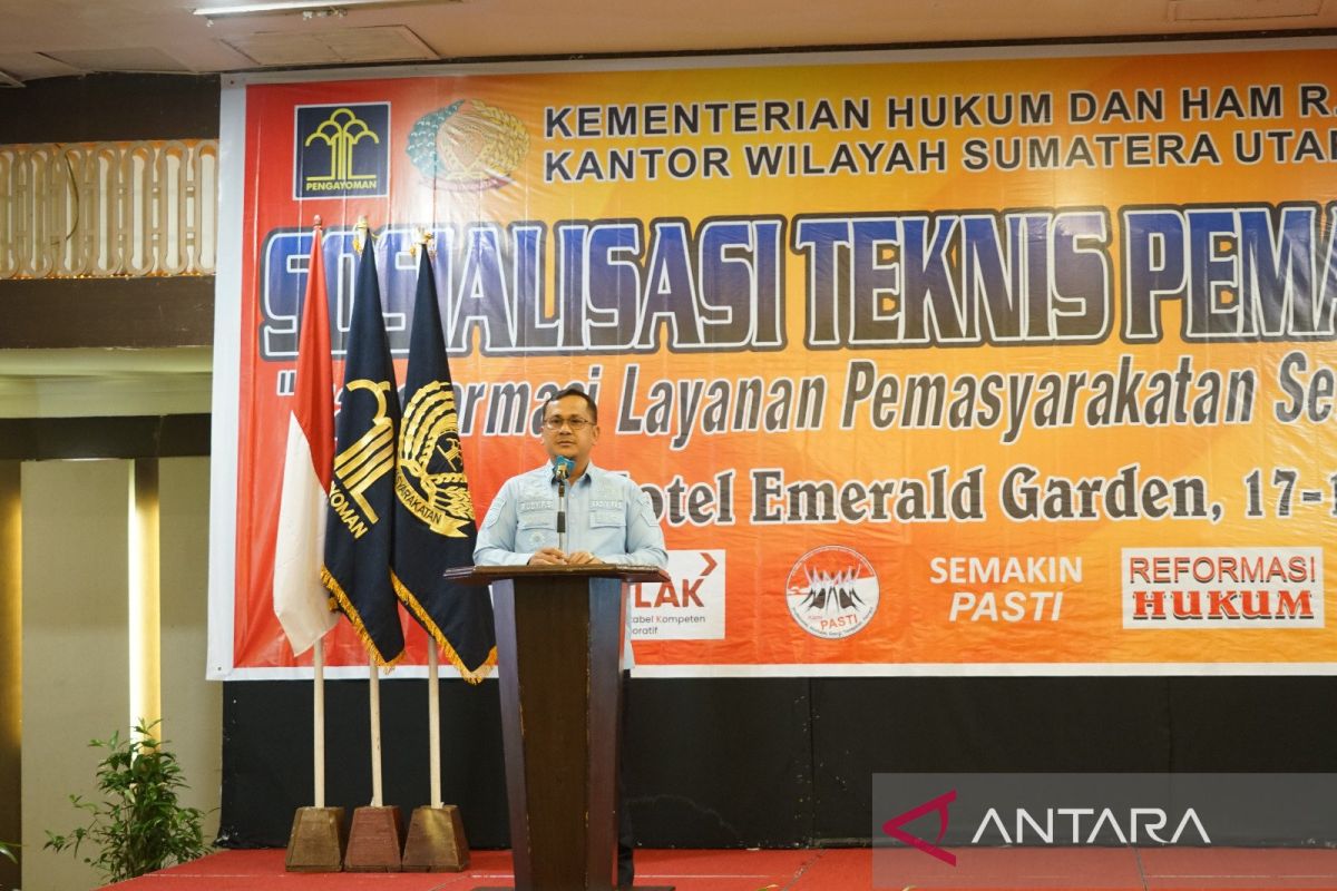 Kadiv Pemasyarakatan Tutup Sostek Pas Jajaran Kemenkumham Sumut ...