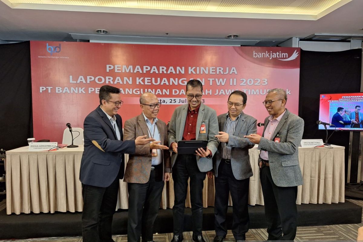 Penyaluran kredit Bank Jatim Rp49,2 Triliun pada semester I-2023