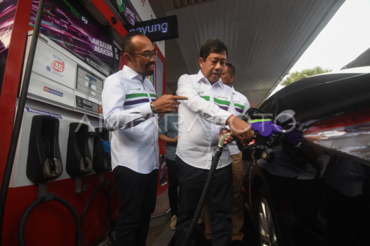 Pertamina Luncurkan BBM Pertamax Green 95 - ANTARA Sumbar