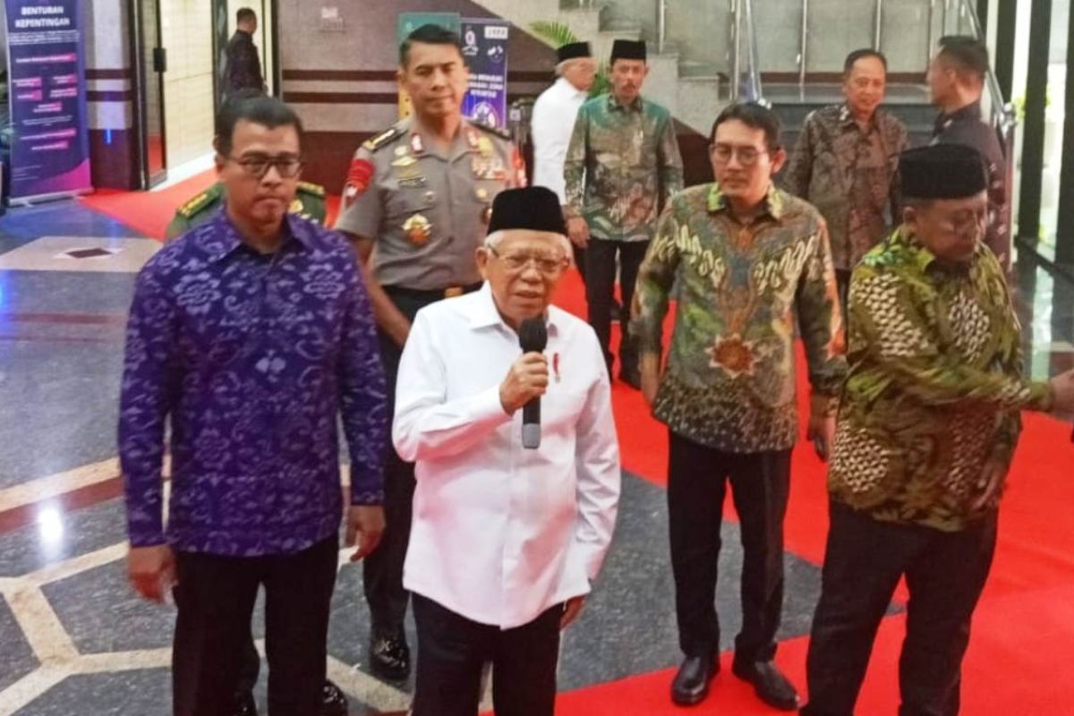 Wapres Ma'ruf Amin ingatkan TNI/Polri sigap hadapi potensi kerawanan jelang pemilu
