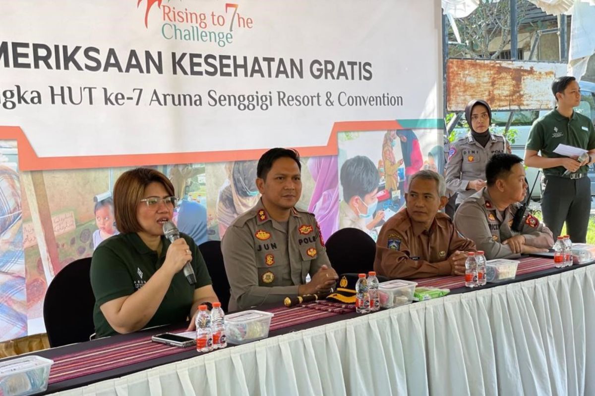 HUT ke-7, Aruna Senggigi Resorts & Convention Adakan Pemeriksaan Kesehatan Gratis