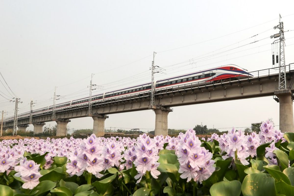 Waktu tempuh Kereta Api China-Laos kini dipersingkat lebih dari 1 jam