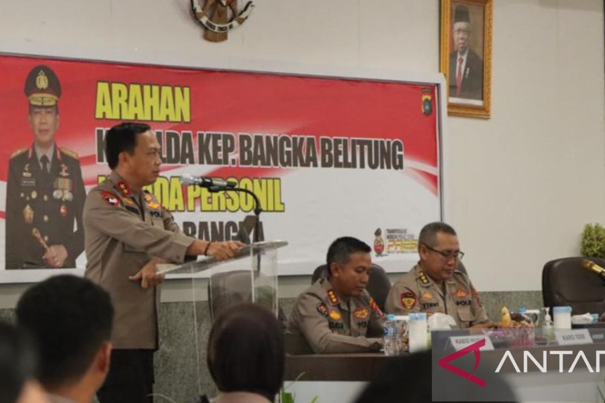 Kapolda Babel minta personel polisi kedepankan sikap humanis