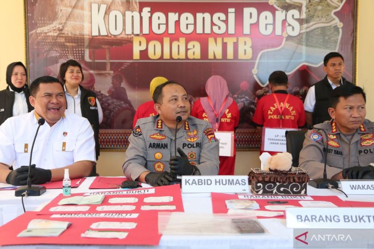 Polda NTB menetapkan tujuh tersangka dari tiga kasus TPPO