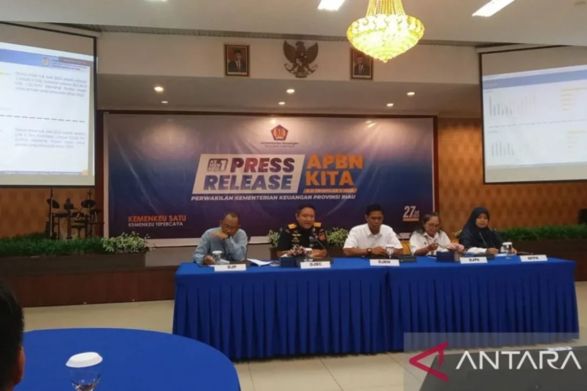 Belanja APBN di Riau capai Rp13,3 triliun sampai Juni 2023