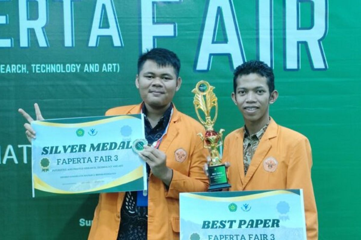 Dua mahasiswa Unja raih Best Paper dan Silver Medal pada Faperta Fair di Mataram