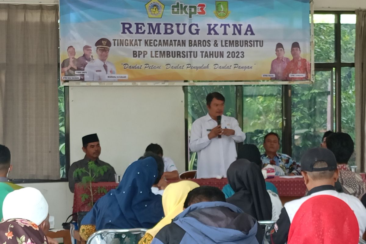 KTNA dan DKP3 Kota Sukabumi bersinergi dongkrak kesejahteraan petani