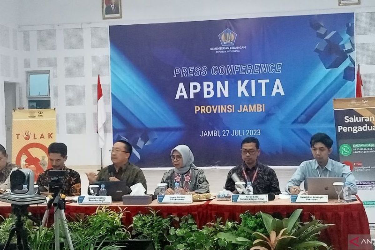 Kemenkeu: Belanja APBN di Jambi capai Rp9,25 triliun semester I-2023