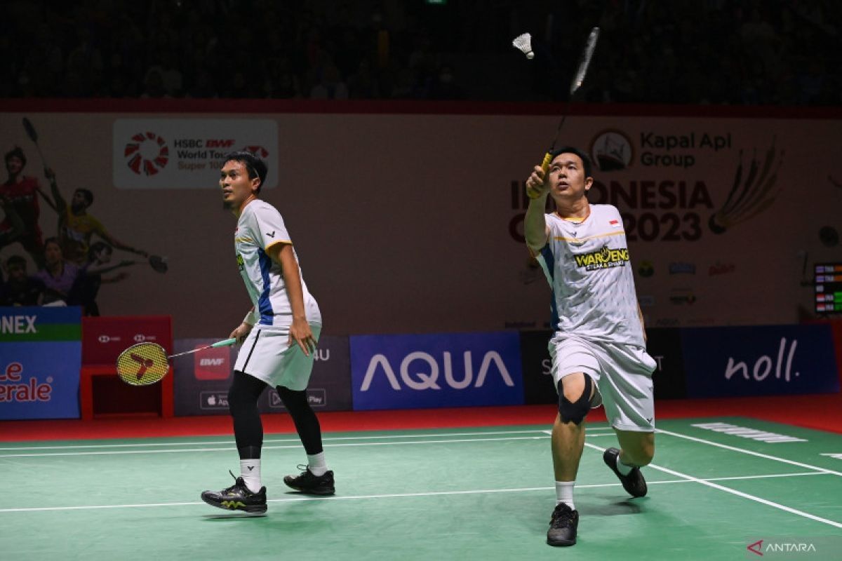 Pasangan Ganda putra Indonesia pastikan satu tempat di semifinal Japan Open