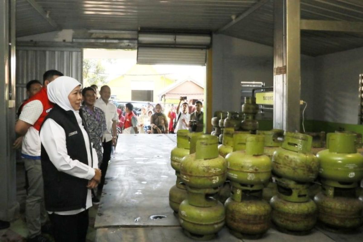 Gubernur Jatim pastikan pasokan elpiji bersubsidi telah terkendali