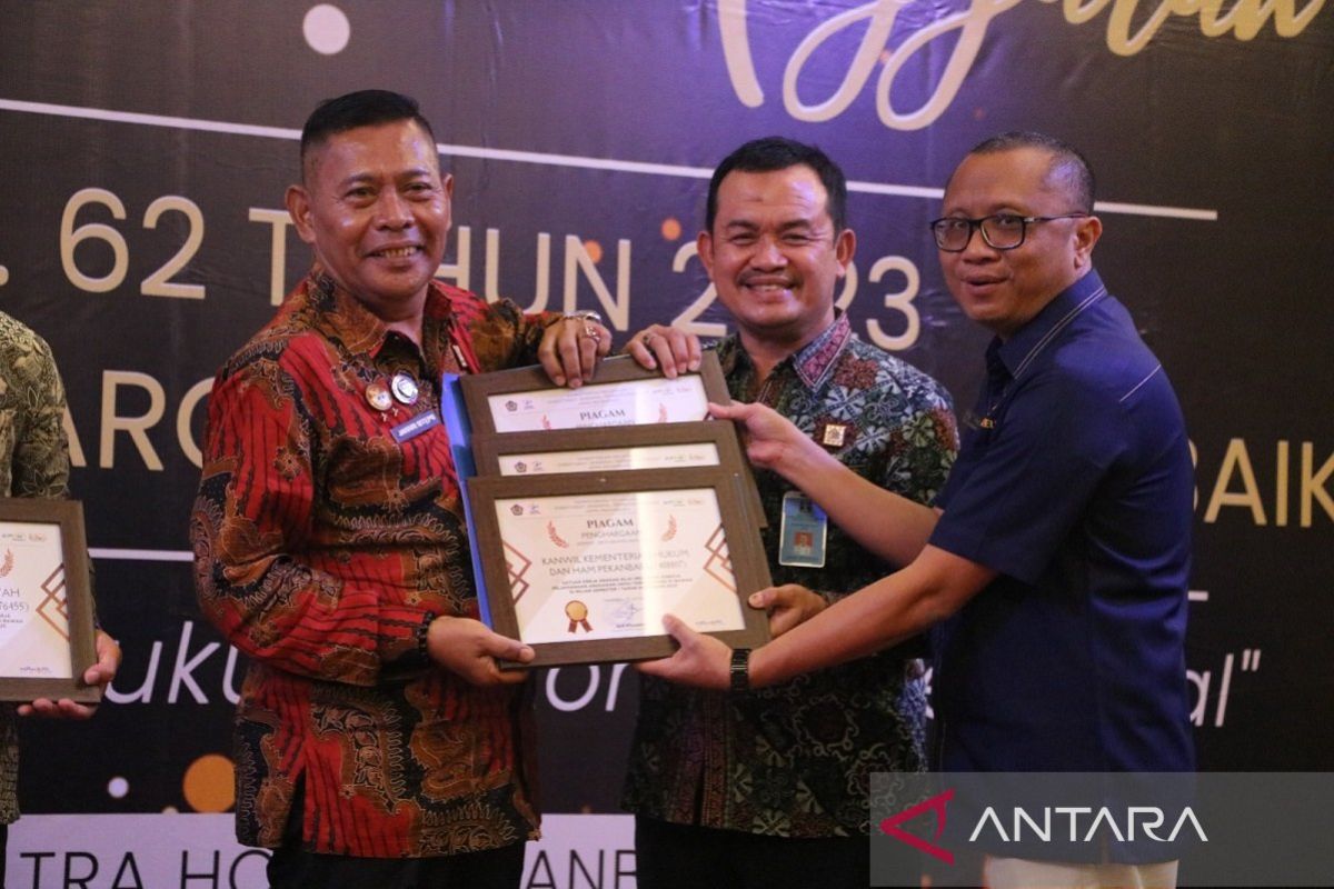Kanwil Kemenkumham Riau raih 4 penghargaan dari KPPN Pekanbaru