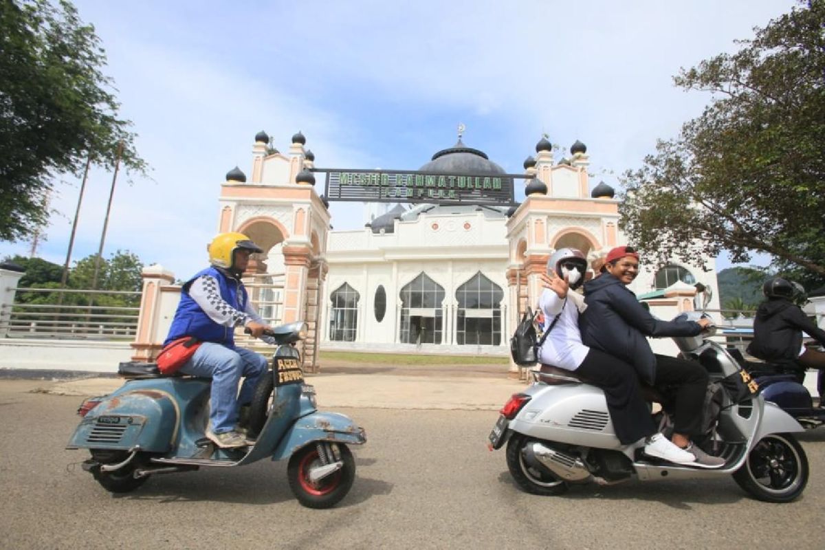 Aceh promosikan pariwisata dan ekraf lewat konvoi vespa