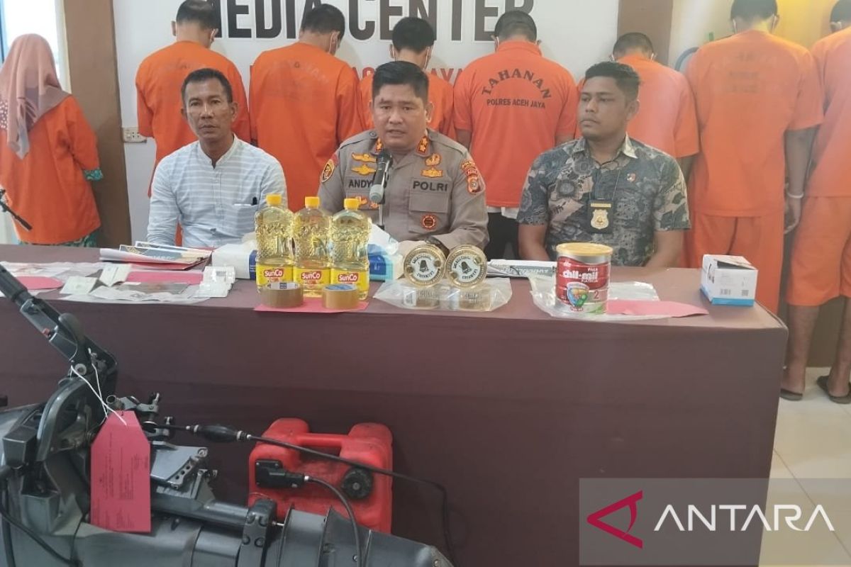 Tiga warga Aceh Jaya ditangkap polisi karena curi mesin boat milik wisata mangrove