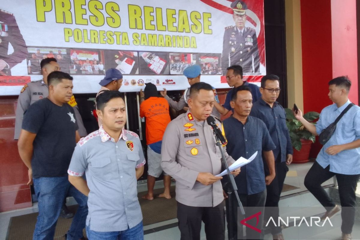 Polresta Samarinda amankan penjambret tas bawa sajam