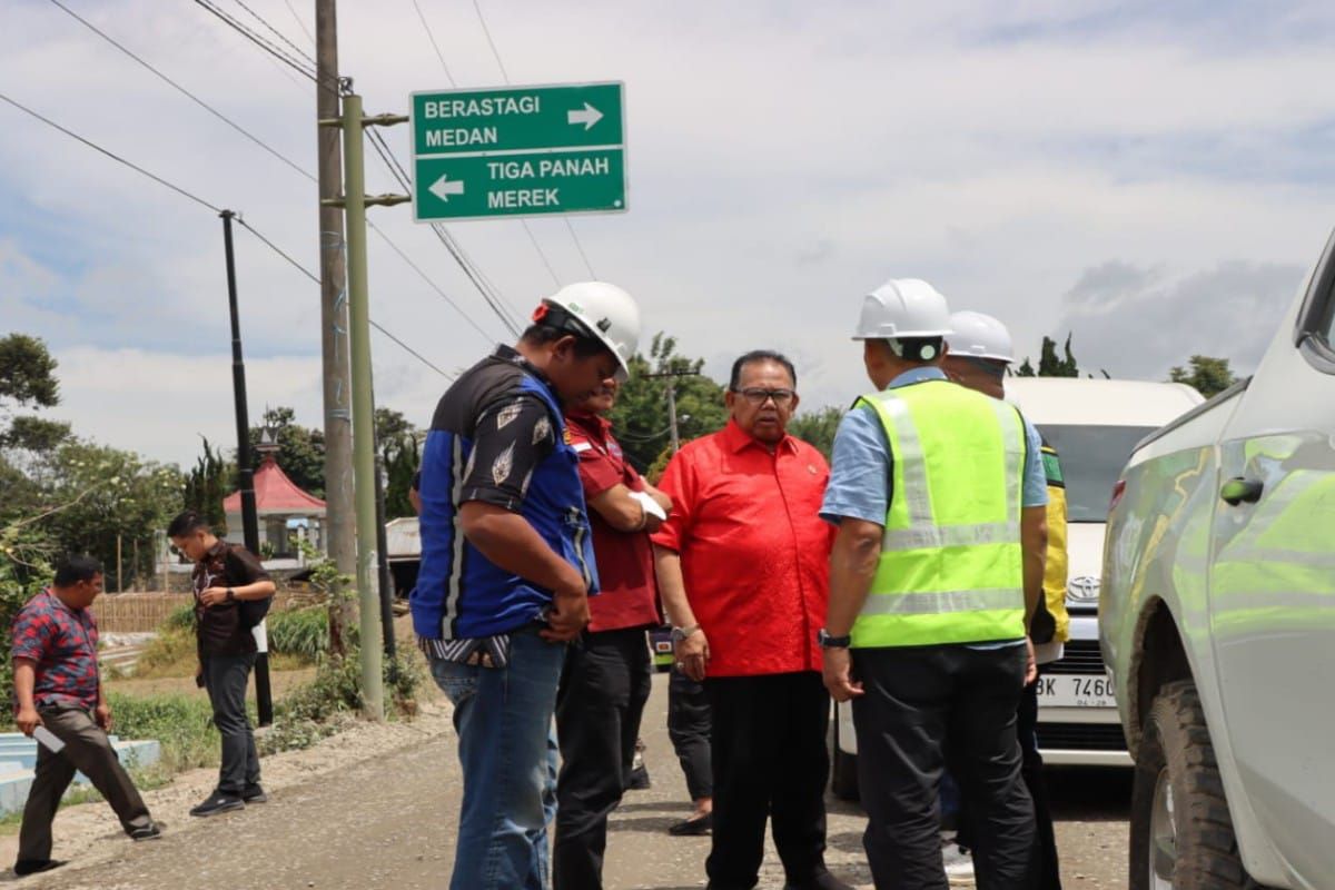 Ketua DPRD Sumut minta jalan di Kabupaten Karo rampung sebelum nataru