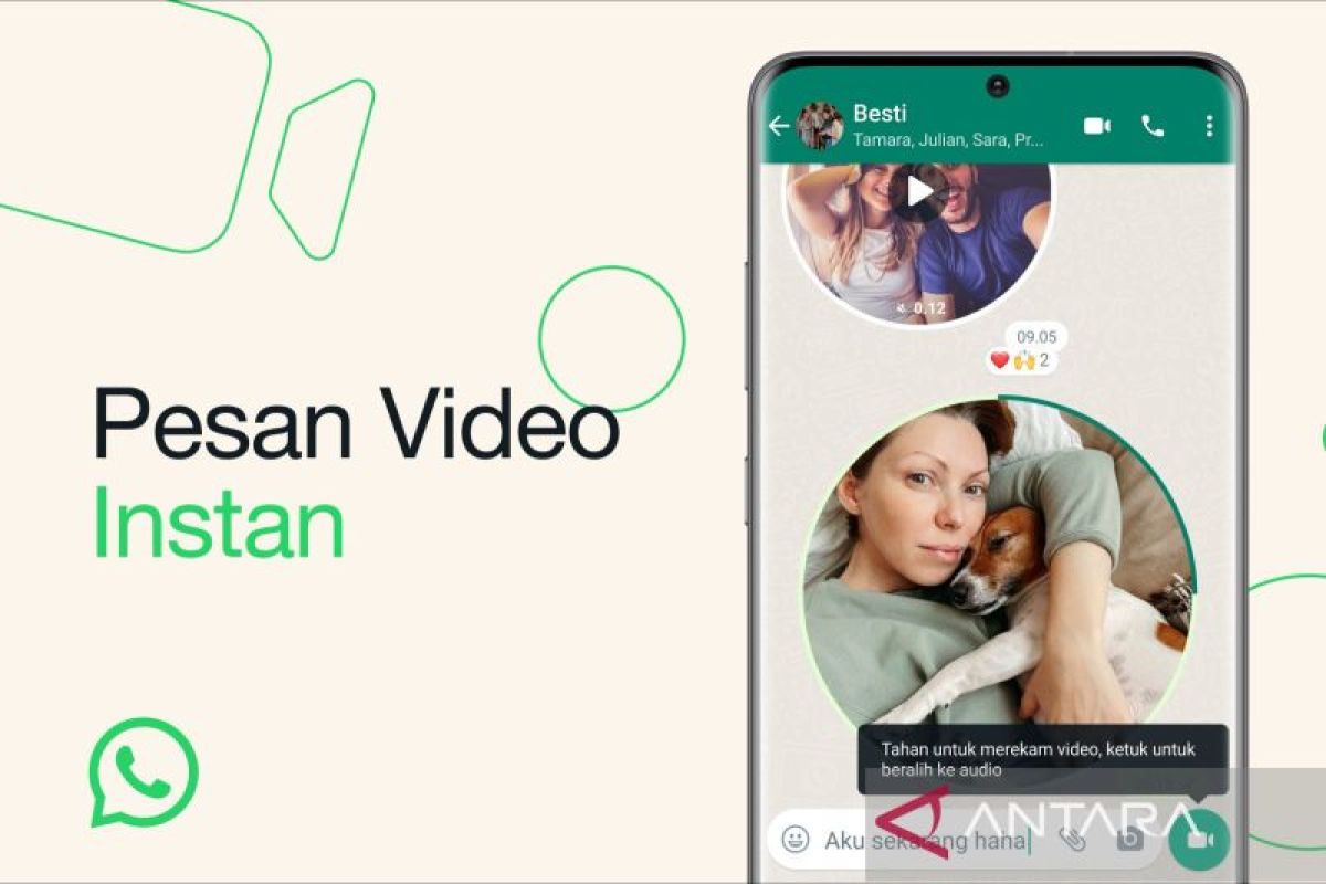 WhatsApp mengenalkan fitur "pesan video instan"