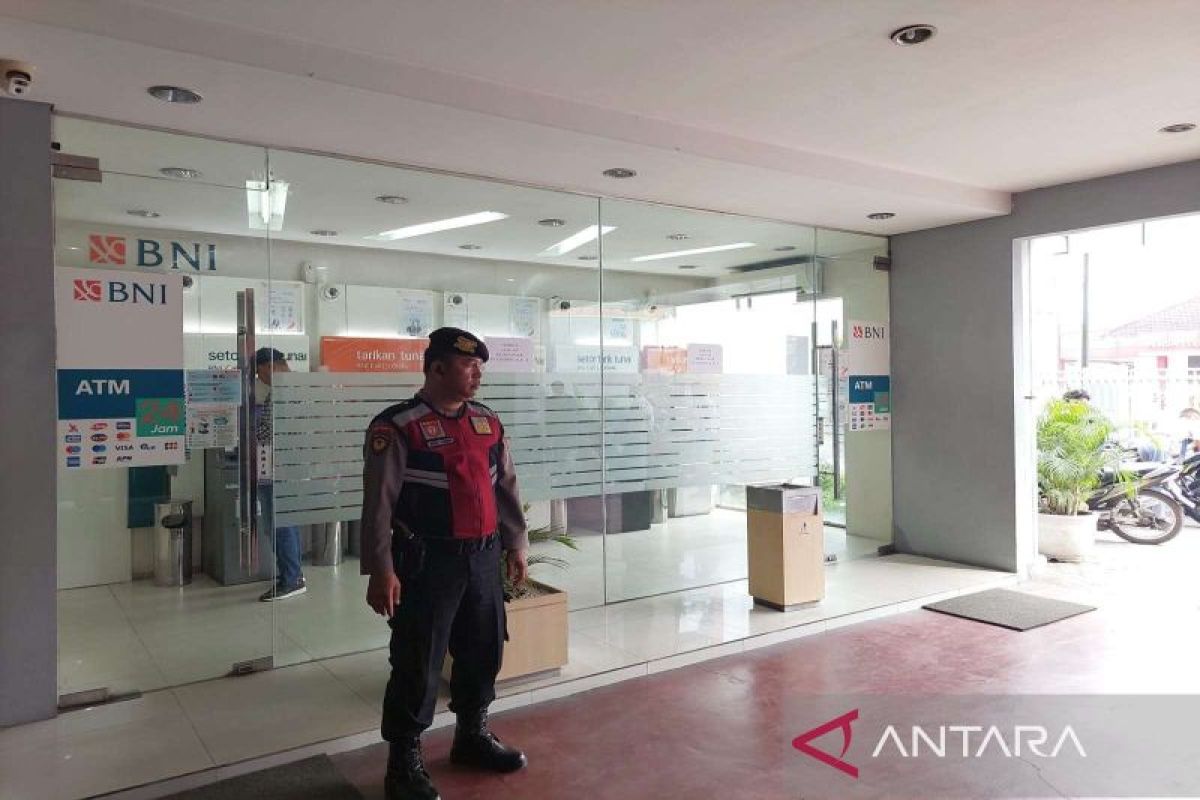 Samapta Polres Asahan  gelar patroli pengamanan Obyek Vital Perbankan