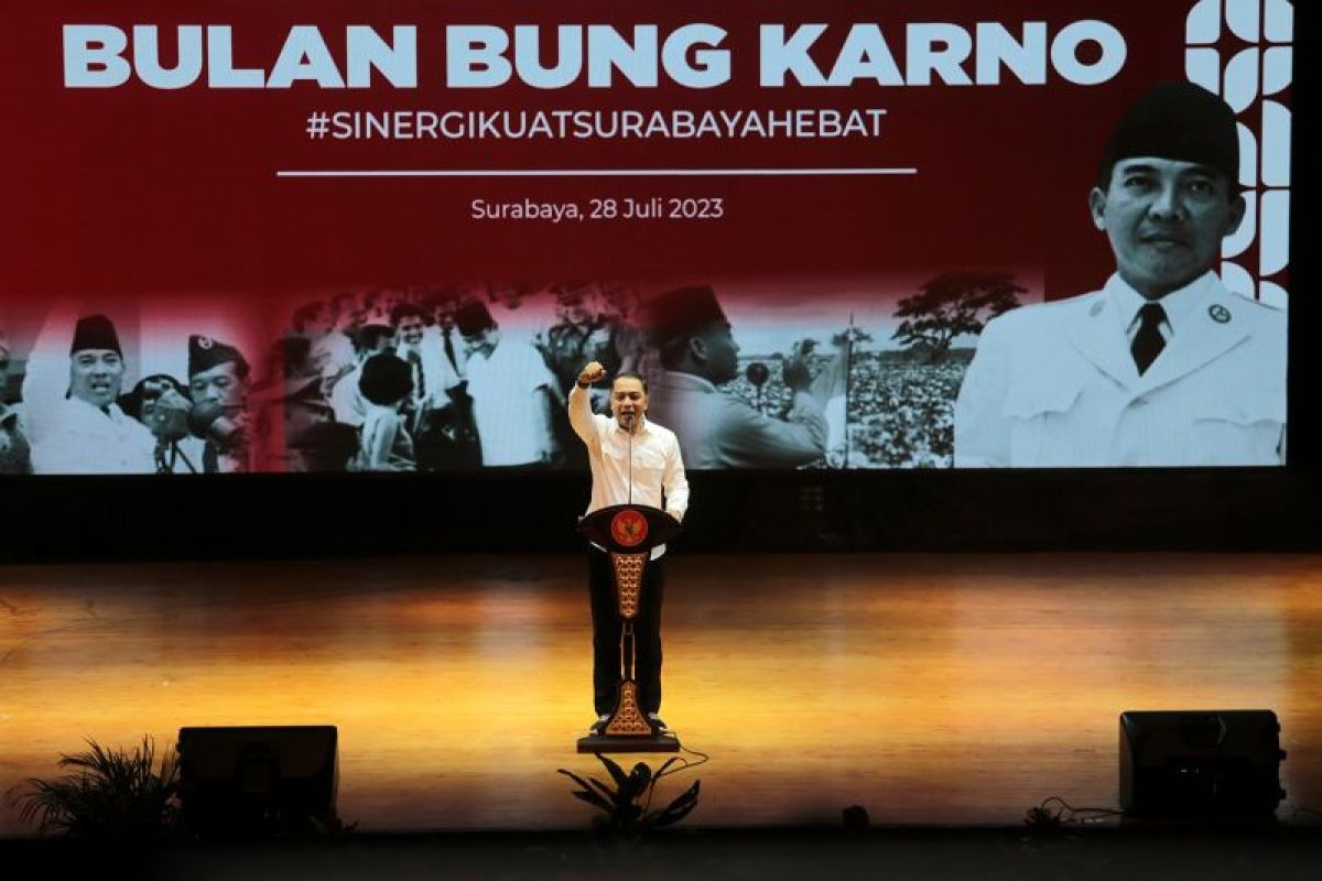 Wali Kota Eri berharap anak-anak Surabaya berjiwa seperti Seokarno