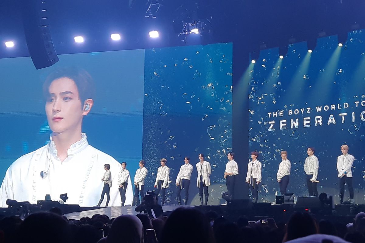 Di sela konser Jakarta, Hyunjae THE BOYZ ungkap ingin ke Bogor lagi 